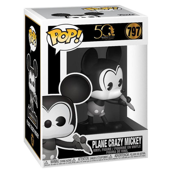 Funko POP #797 Walt Disney 50th Archives Plane Crazy Mickey Figure